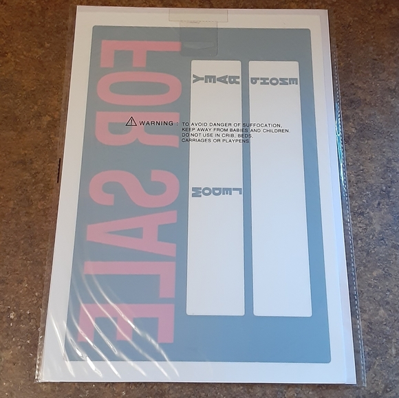 Cosco Static Cling 10" x 14" VEHICLE FOR SALE Sign Kit (Lot of 2) - New/Sealed - Picture 5 of 5